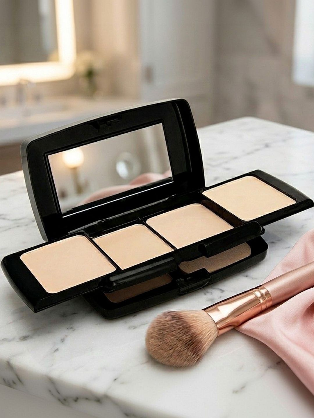 A.D.S 5-in-1 Green Tea Extract Compact Powder Palette - 36 g - Beige-image-27