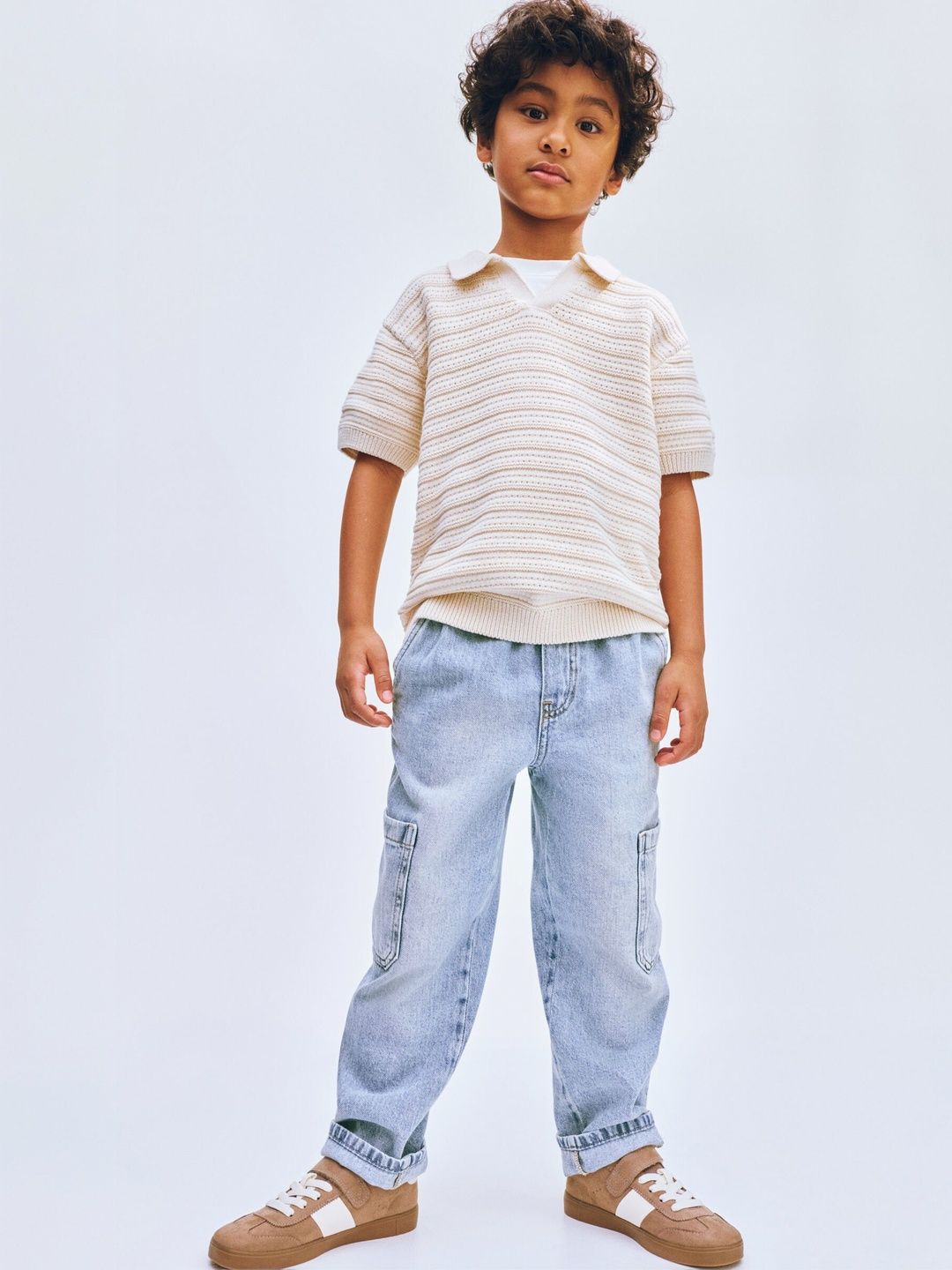 H&M Denim Cargo Joggers-picture-30