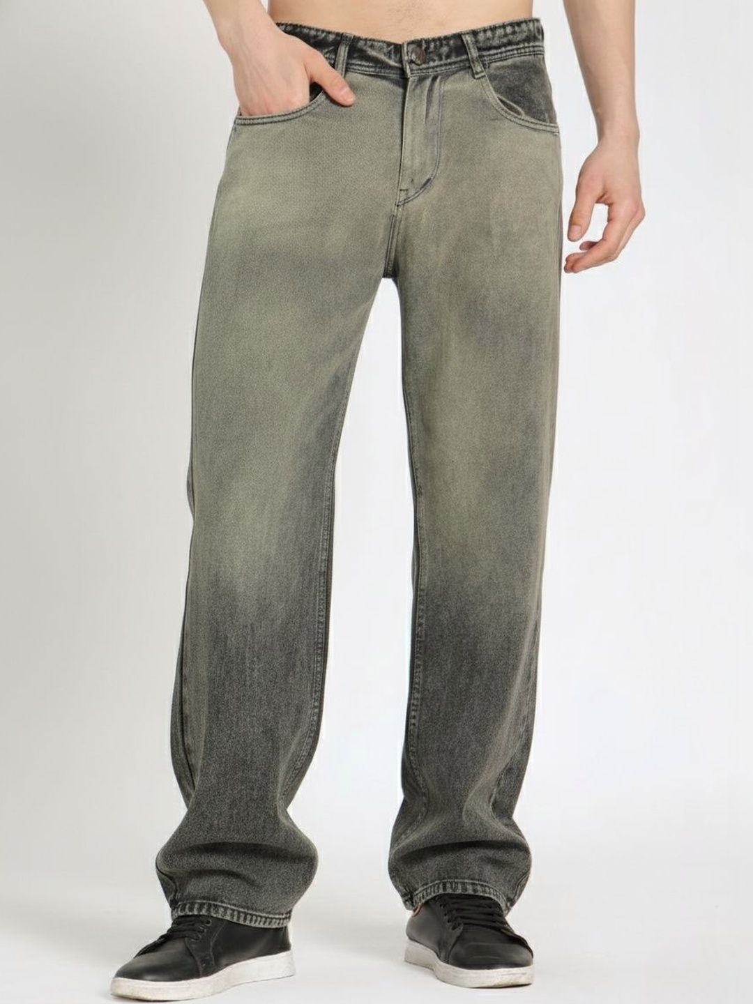 COY Men Comfort Mid-Rise Heavy Fade Stretchable Jeans-picture-58