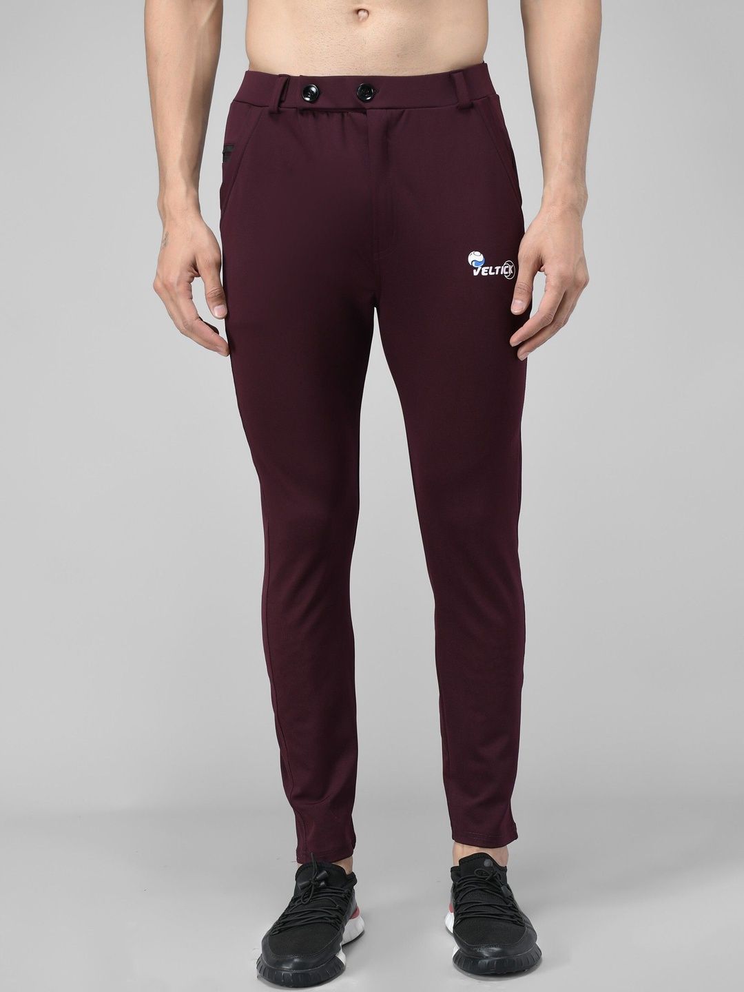 Veltick Men Slim Fit Easy Wash Trousers-picture-19