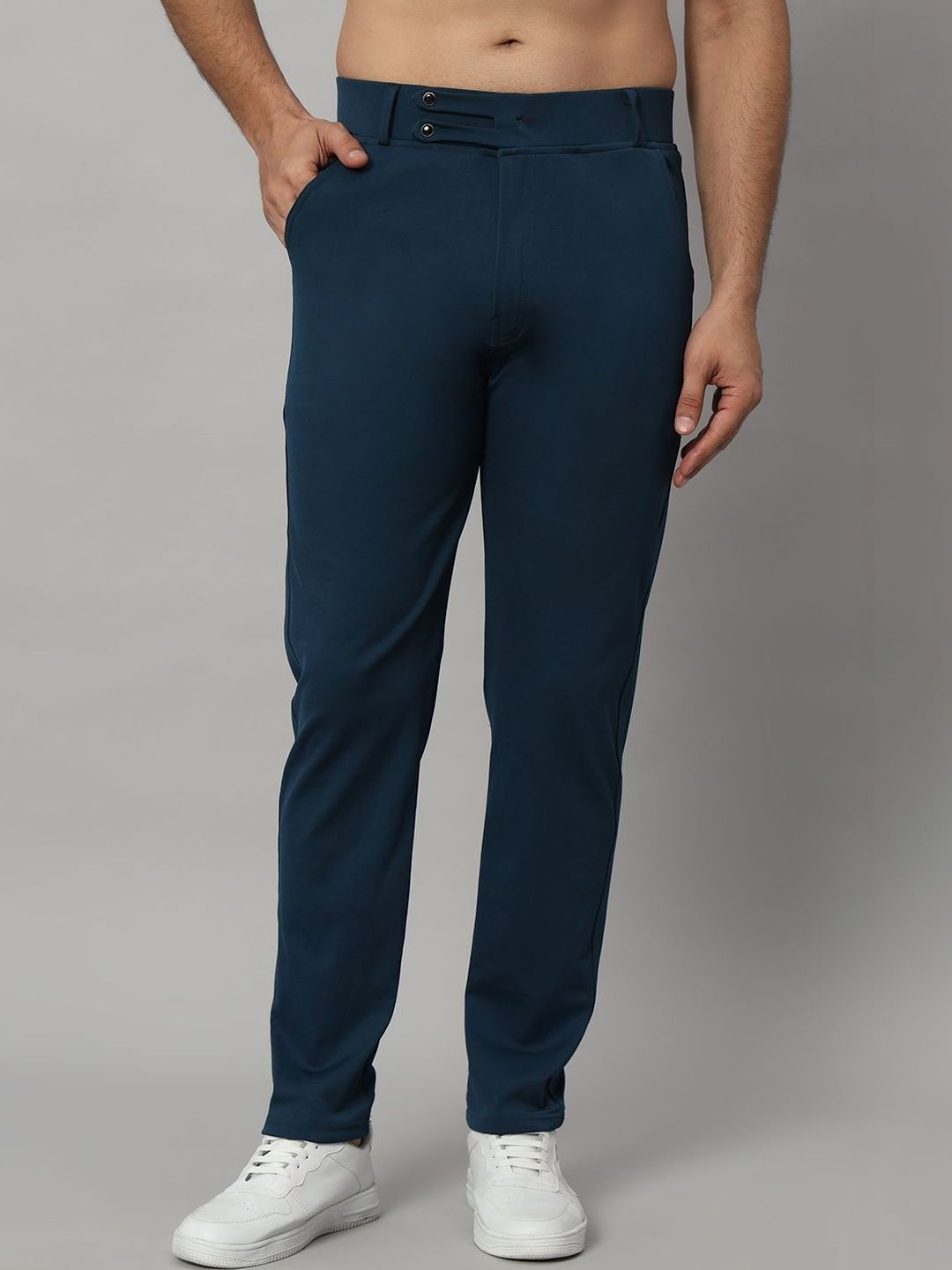 Veltick Men Easy Wash Trousers-image-48