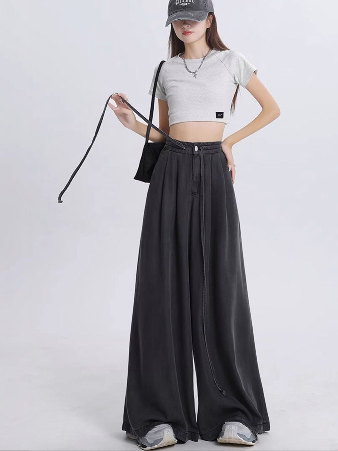 LULU & SKY Women High-Rise Pleated Trousers-picture-28