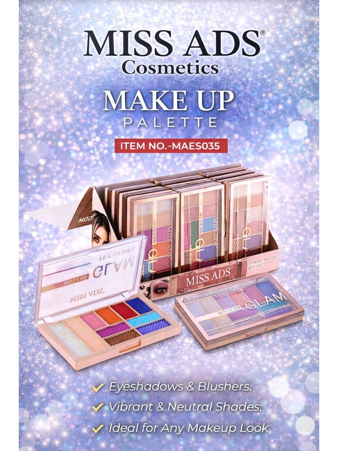 MISS ADS Highlight & Eyeshadow Palette - 20 g - MAES035-picture-4
