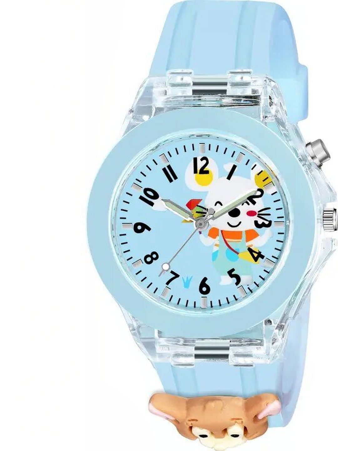 Blutech Unisex Kids Printed Dial & Straps Analogue Multi Function Watch CL_skyblue_bear-picture-36