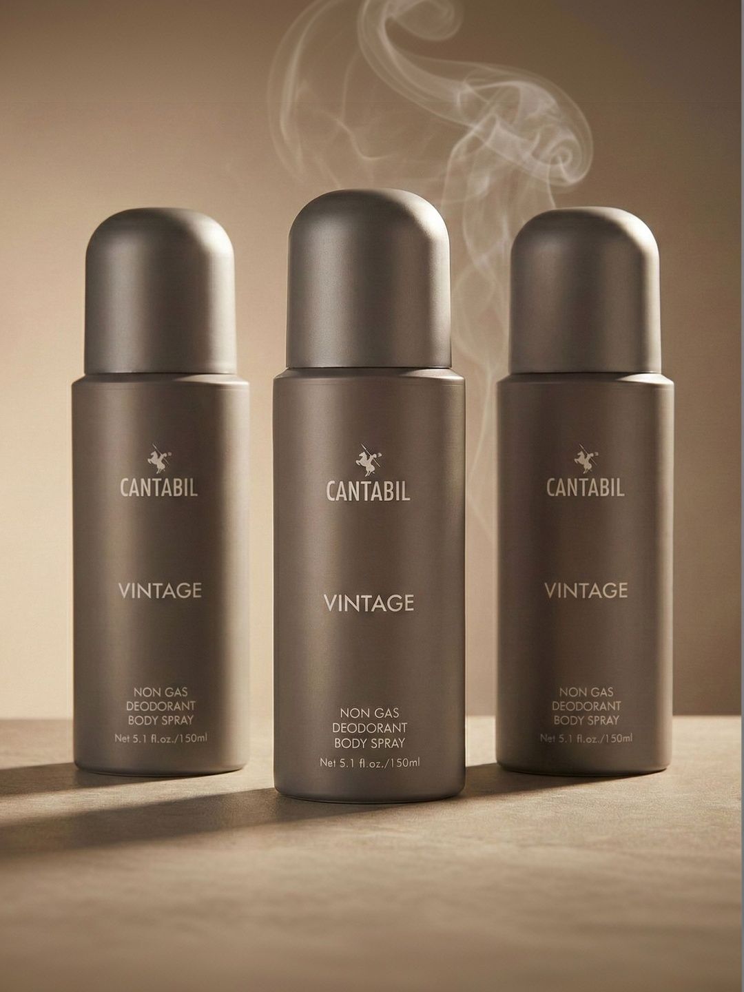 Cantabil Unisex Set Of 3 Vintage Long-Lasting Deodorant - 150 ml Each-image-15