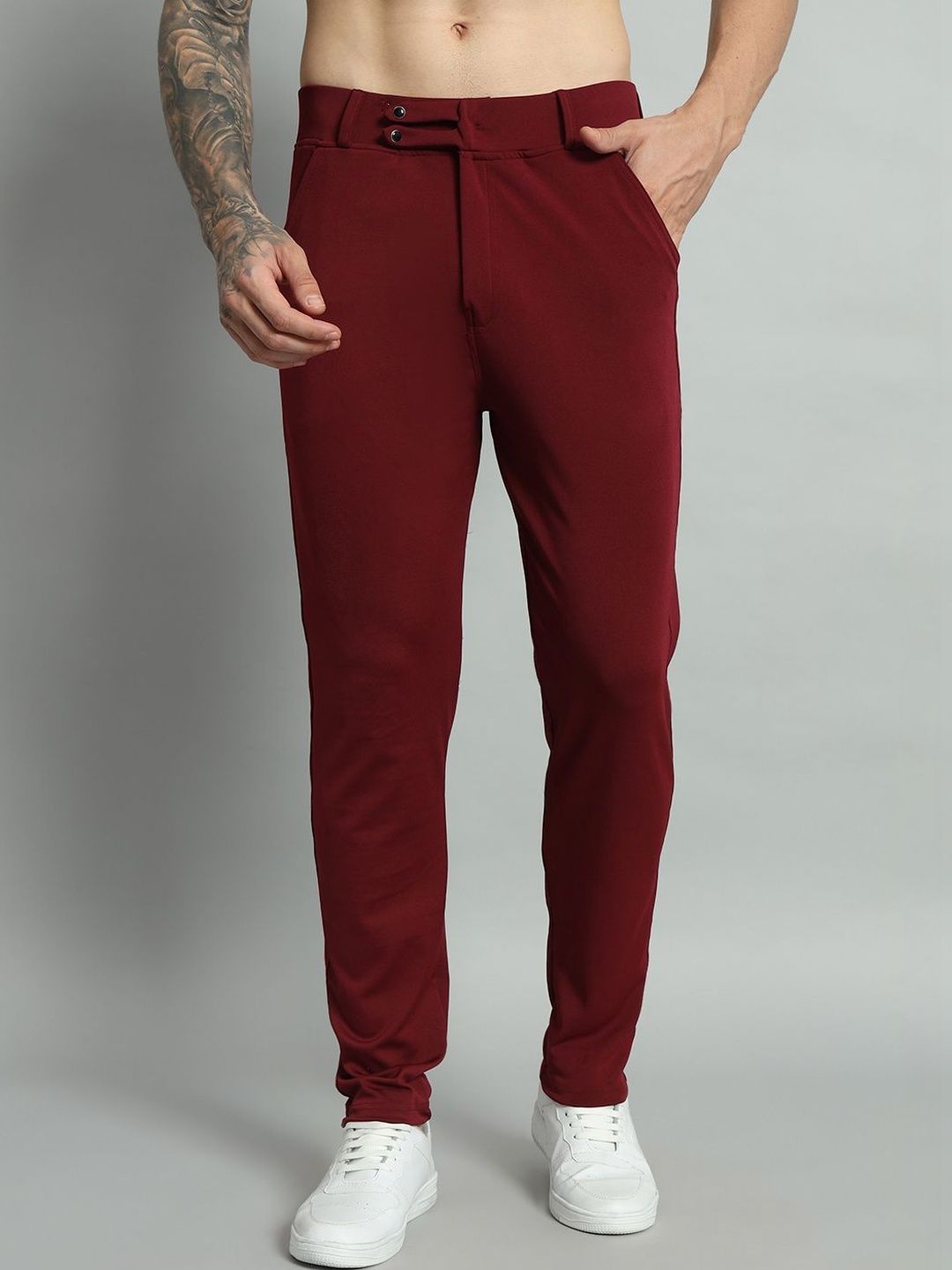 Veltick Men Easy Wash Trousers-picture-16