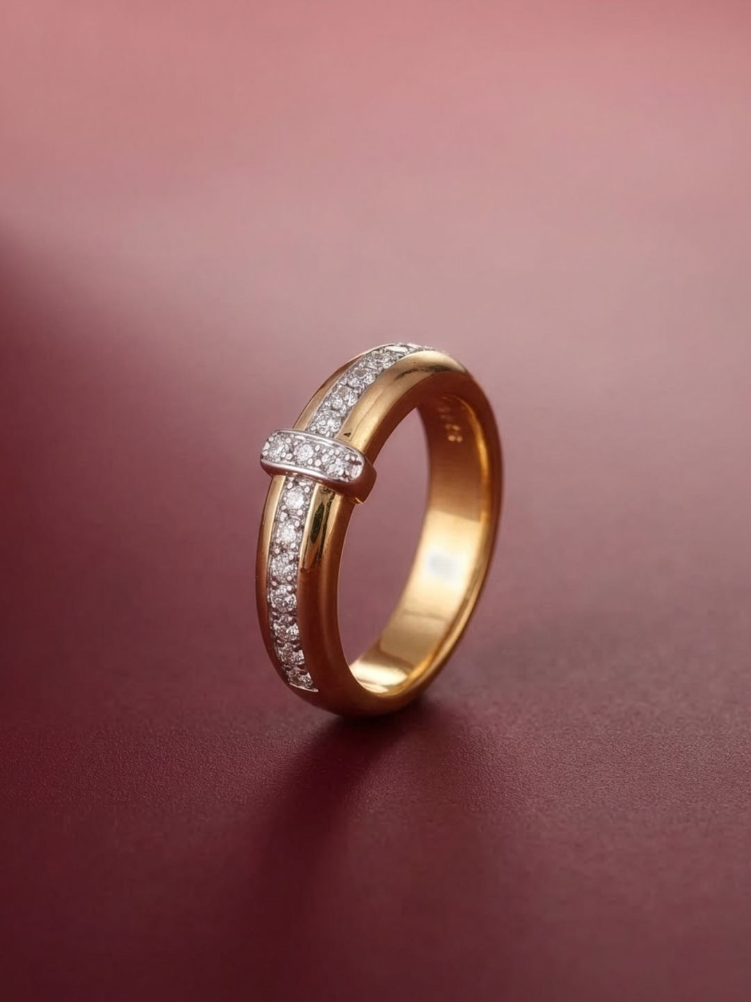 MAEJOY Knot Encrusted Lab Grown Diamond 92.5 Sterling Silver 18KT Gold Plated Ring-picture-46