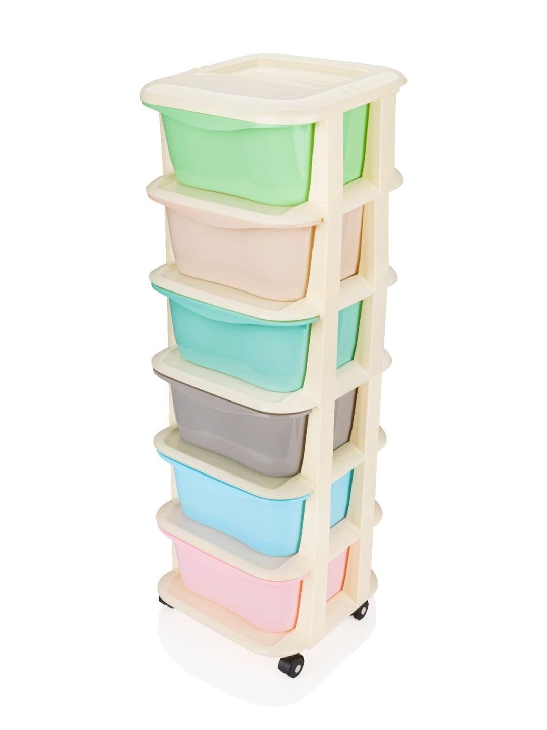 KITCHIVO Blue & Pink 6 Layer Drawer Organisers-image-33