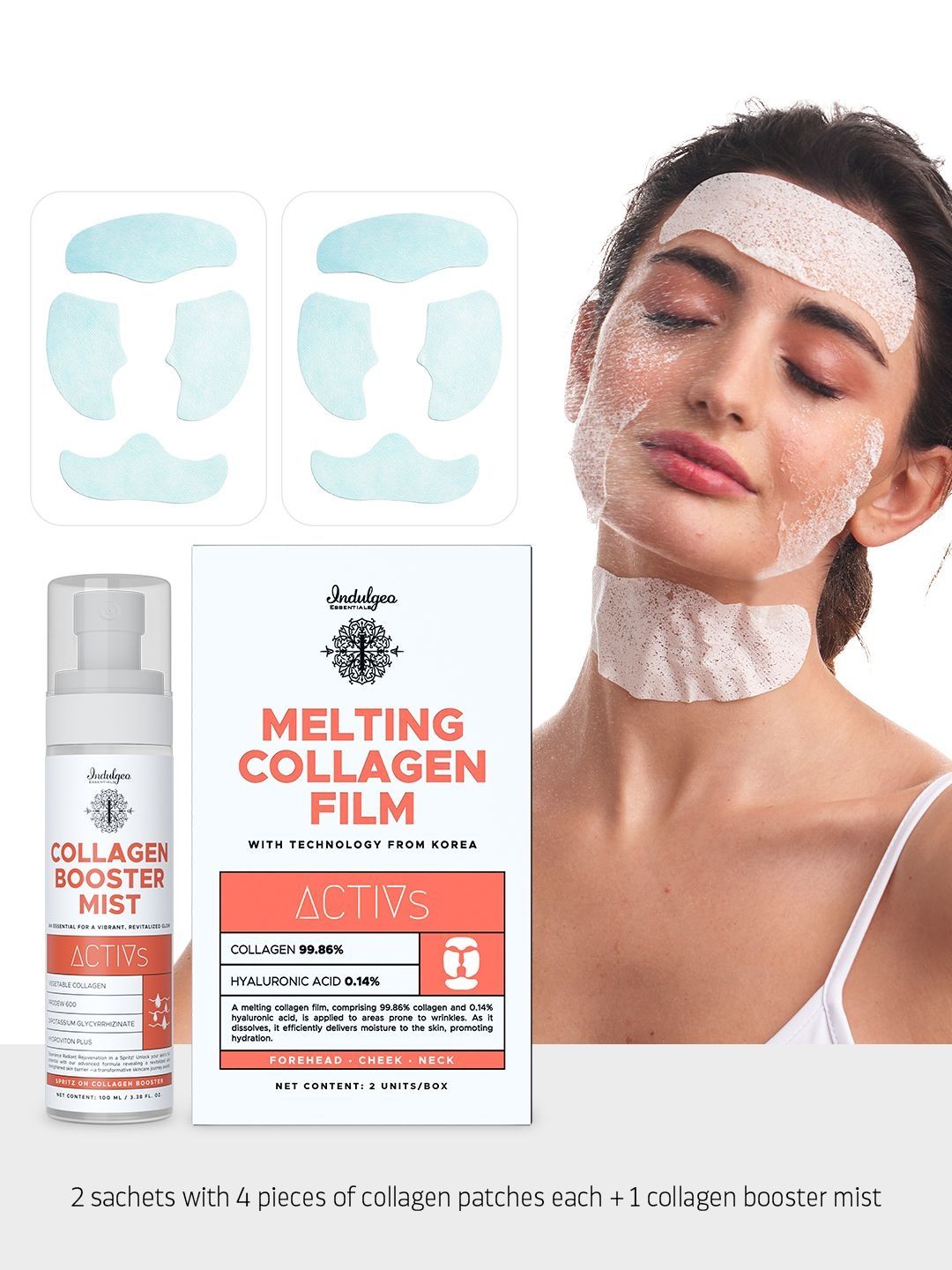 Indulgeo Set Of 2 Essentials Melting Collagen Mask-image-6