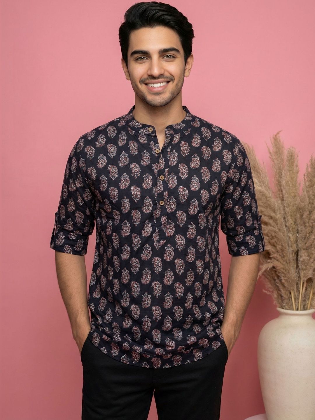 Anouk Mirage Men Printed Kurta-image-0