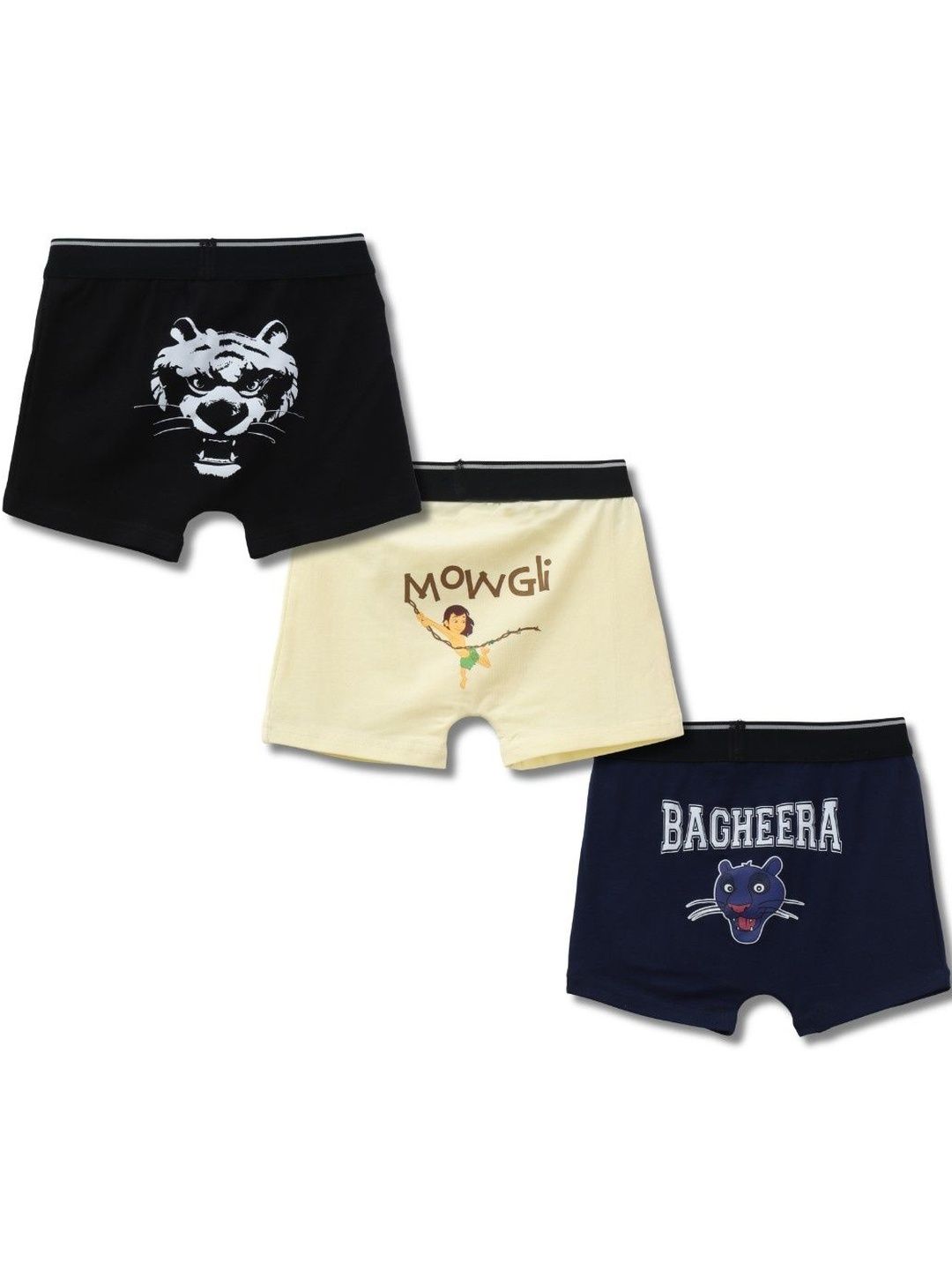 Button Bear Boys Pack of 3 Cotton Printed Trunks-picture-17