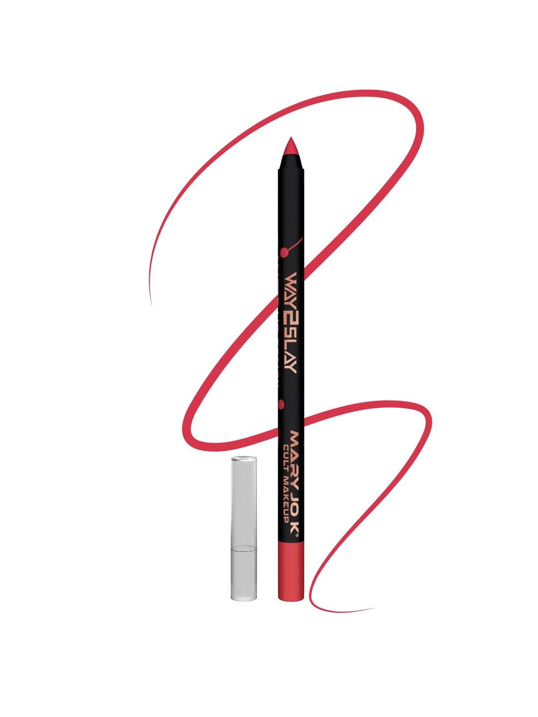 Mary Jo K Matte Lip Liner Pencil Boosted With Castor Oil -1.5 g - Perfect Red - 05-image-40