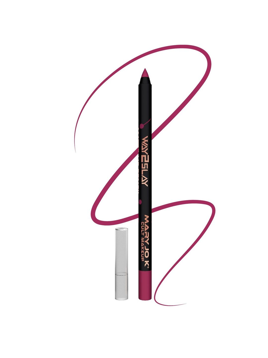 Mary Jo K Matte Lip Liner Pencil Boosted With Castor Oil -1.5 g - Deep Rose - 31-picture-58