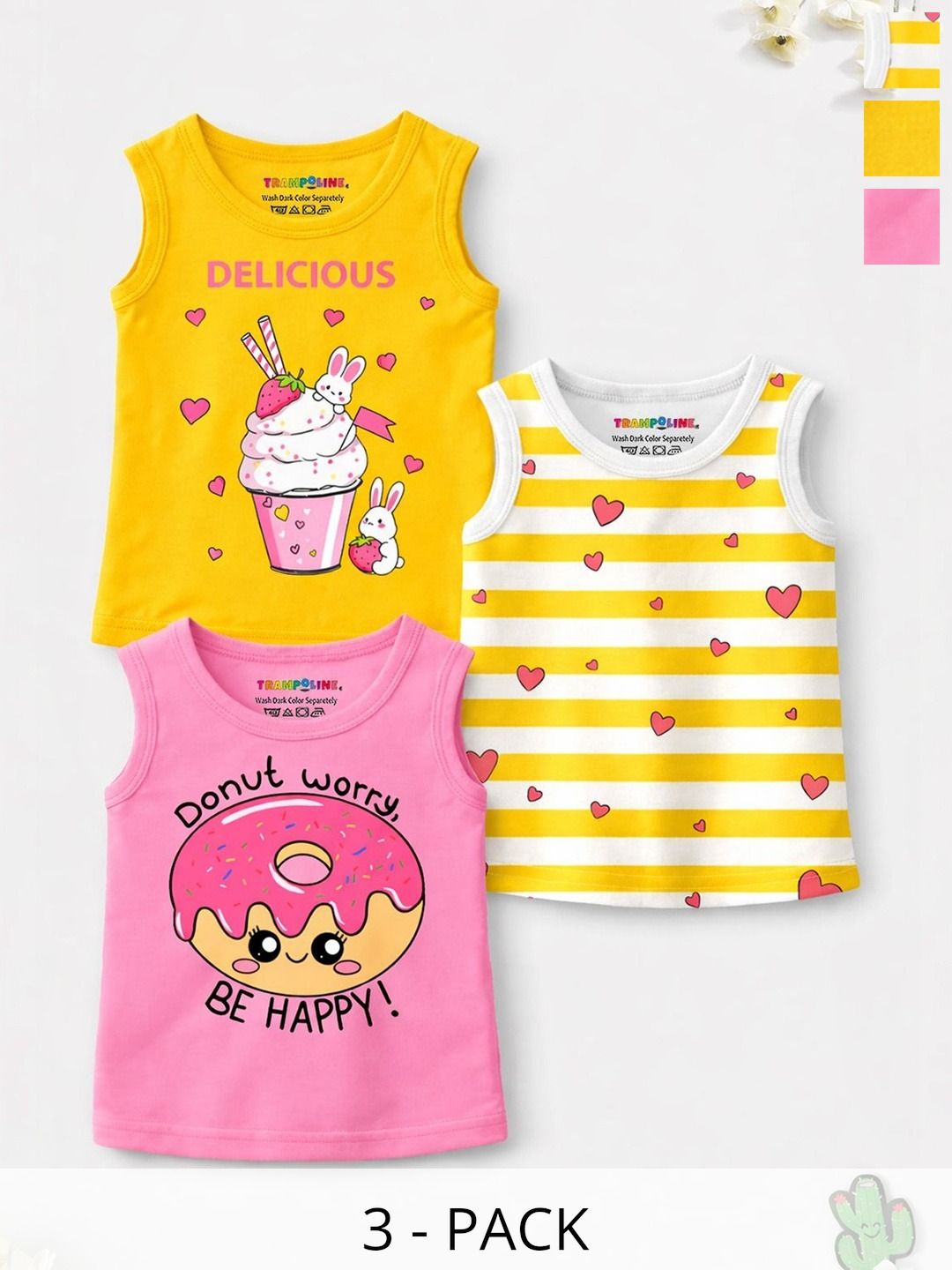 YK X Trampoline Girls Cotton Tshirts-picture-27
