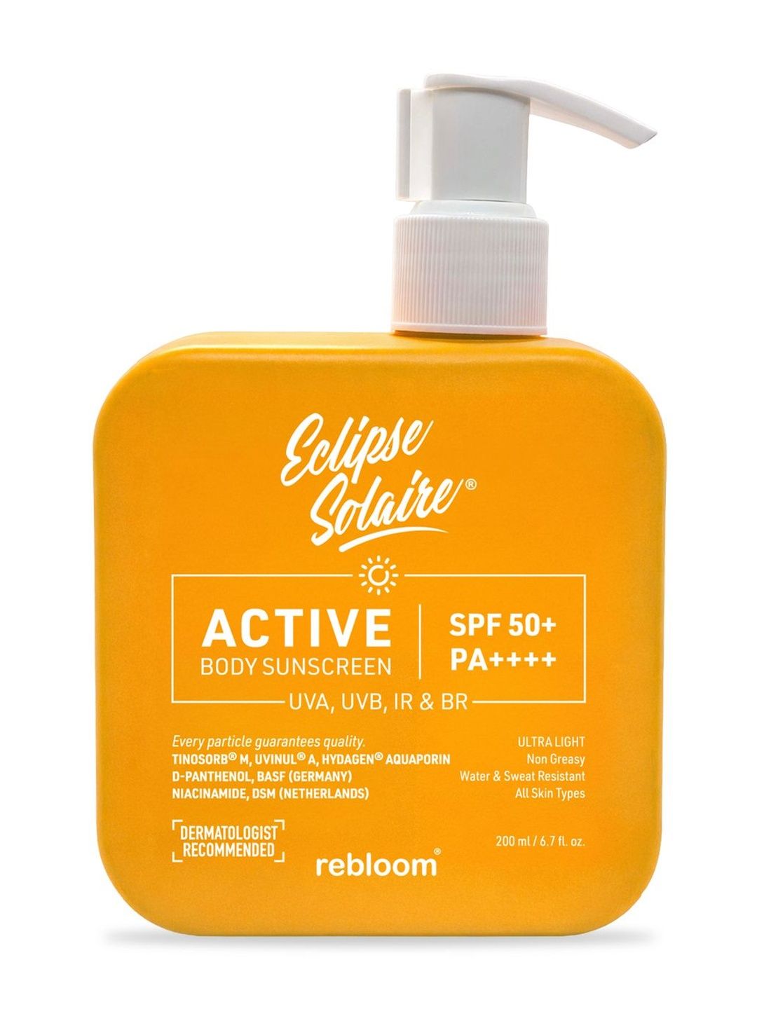 Eclipse Solaire Active Body Sunscreen SPF 50+ PA++++- 200ml-image-34