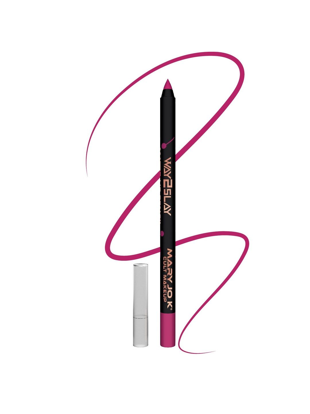 Mary Jo K Matte Lip Liner Pencil Boosted With Castor Oil - Magenta Pink - 17-image-28