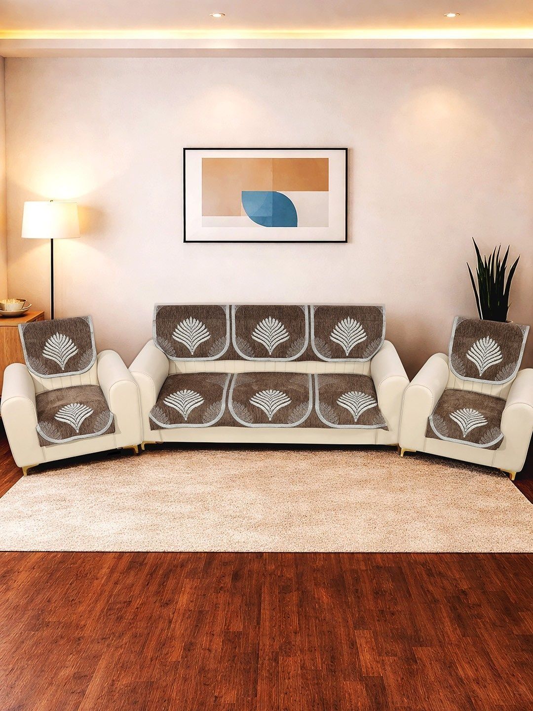 MORADO Brown Sofa Cover Without Arms-image-2