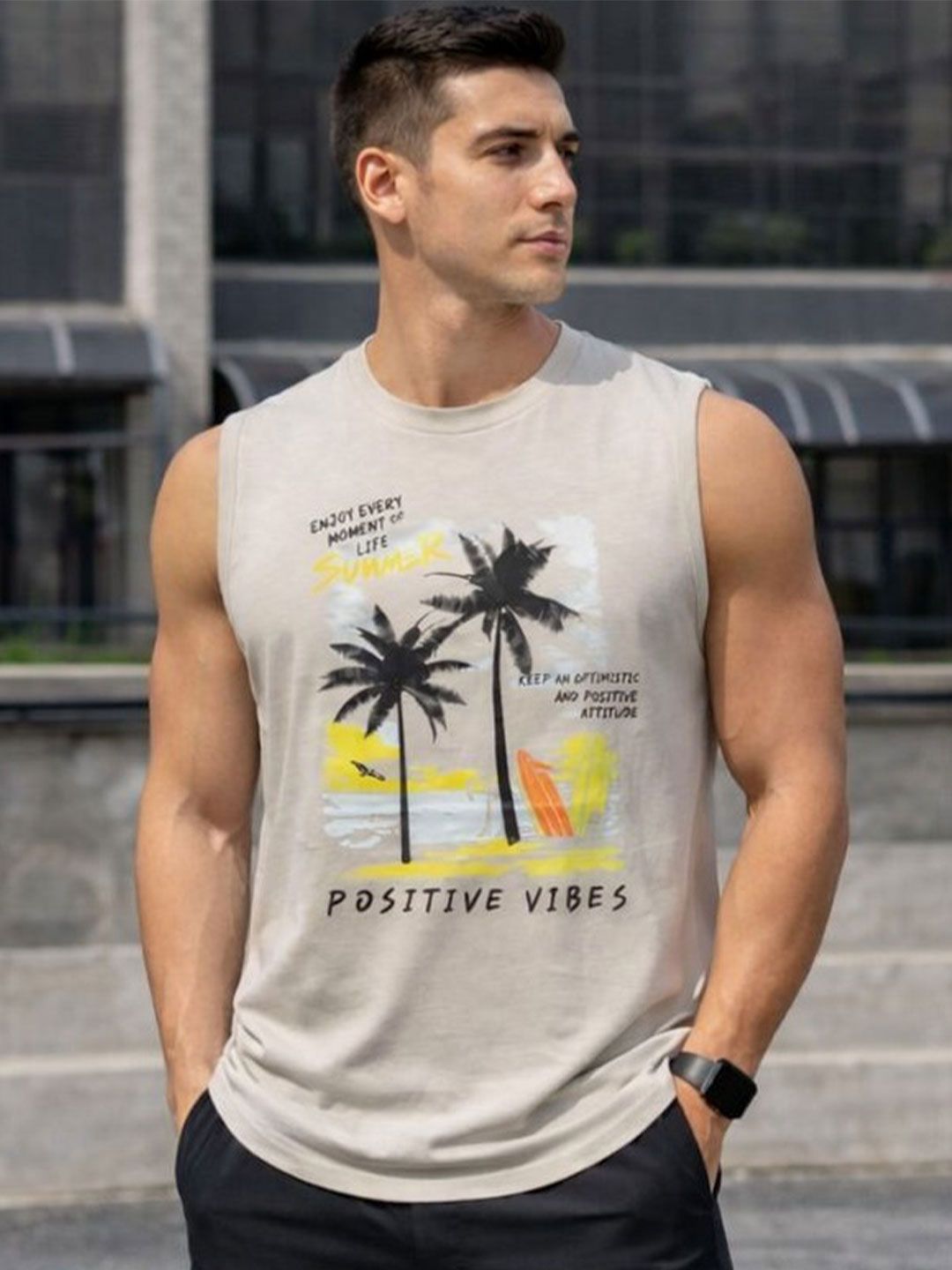 MACK JONNEY Printed Cotton Gym Vest-picture-35