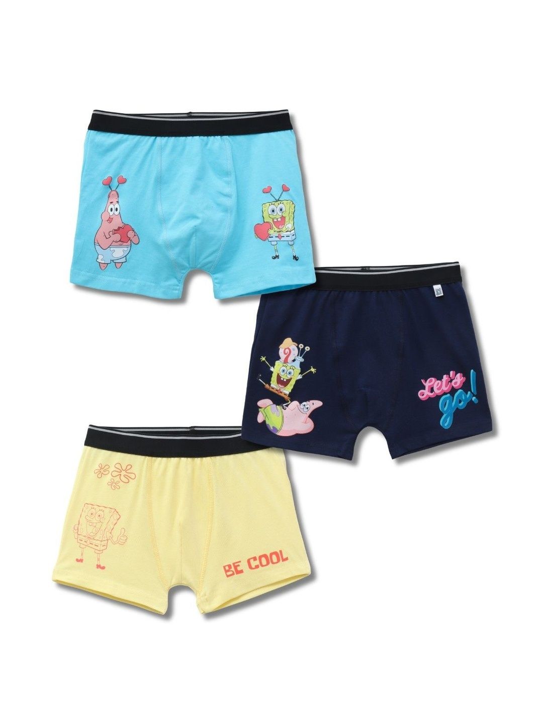 Button Bear Boys Pack of 3 Cotton Printed Trunks-picture-41