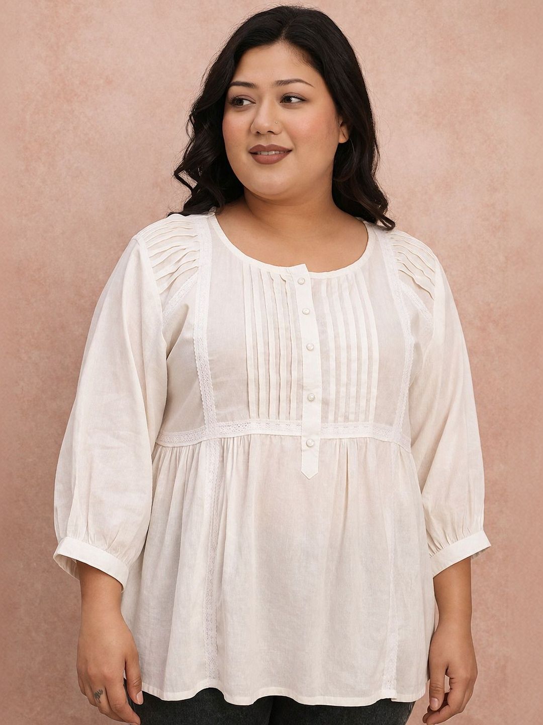 all about you White Rayon Tops-picture-56