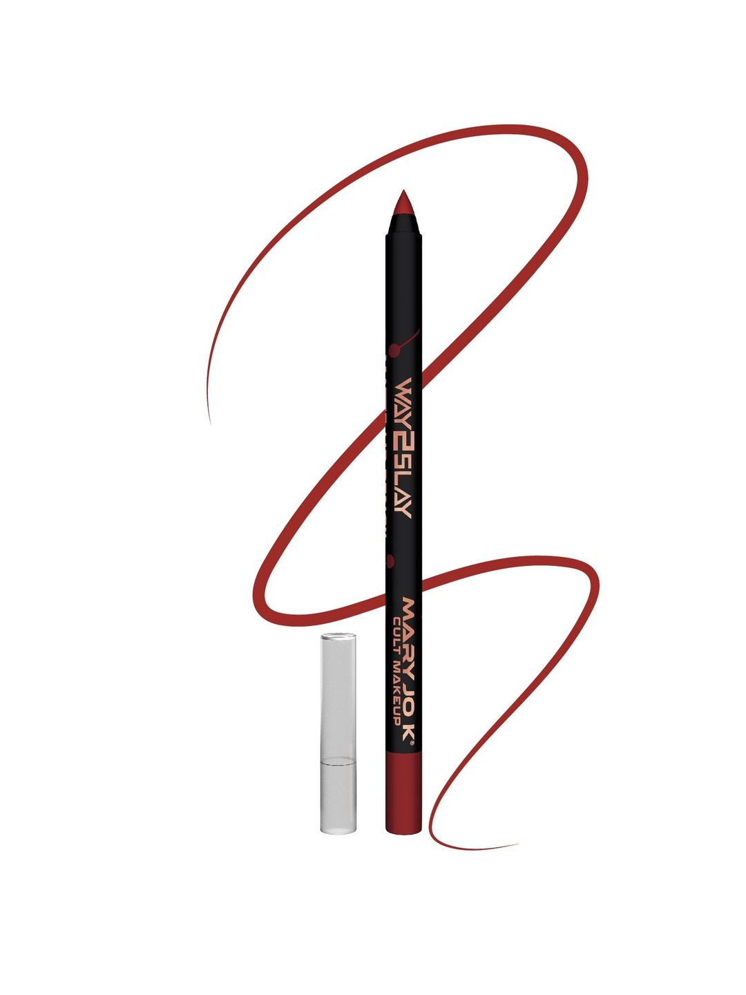 Mary Jo K Matte Lip Liner Pencil Boosted With Castor Oil -1.5 g - Darkish Taupe - 25-image-14