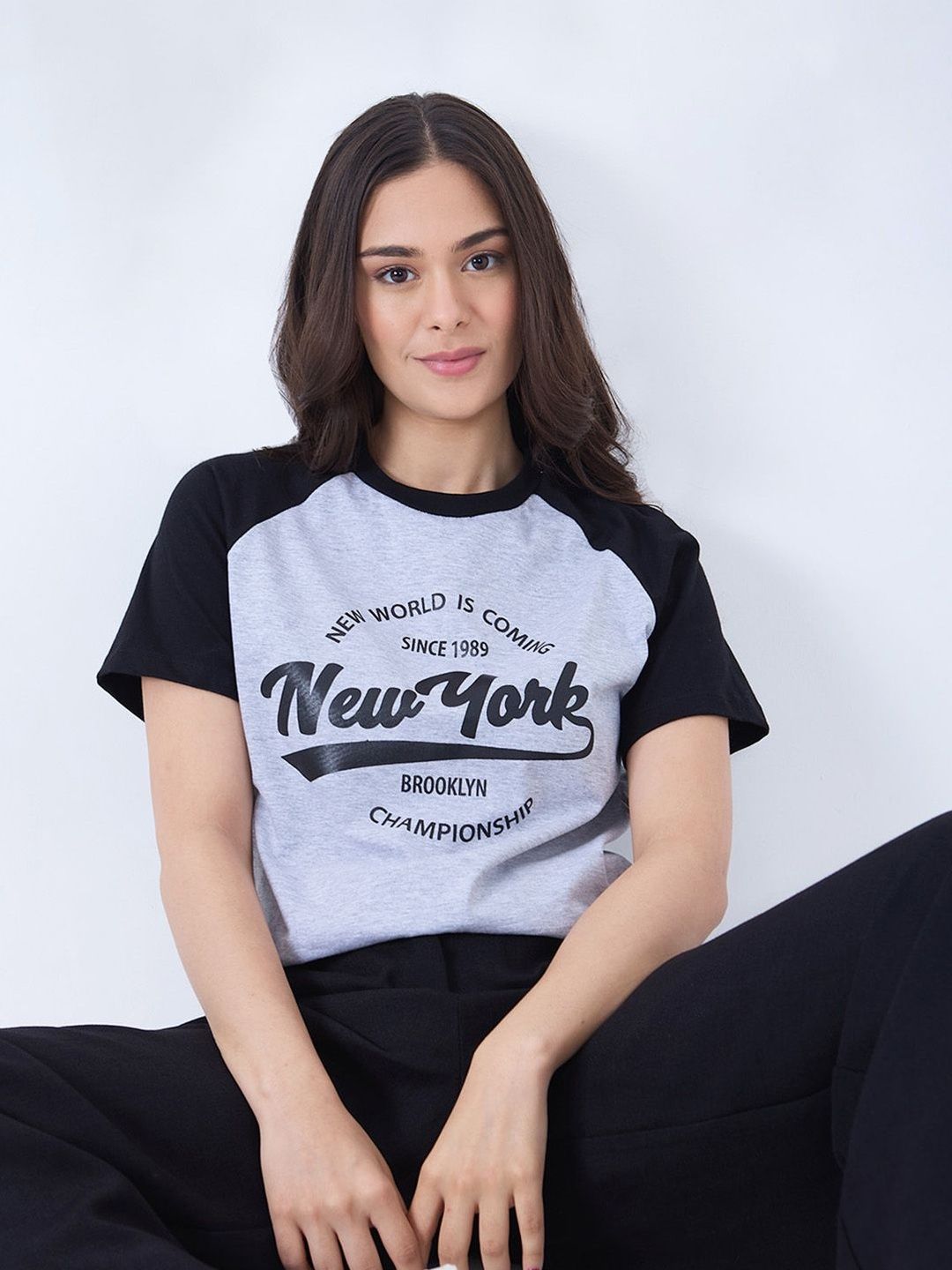 DKY DKY Women Typography Printed T-shirt