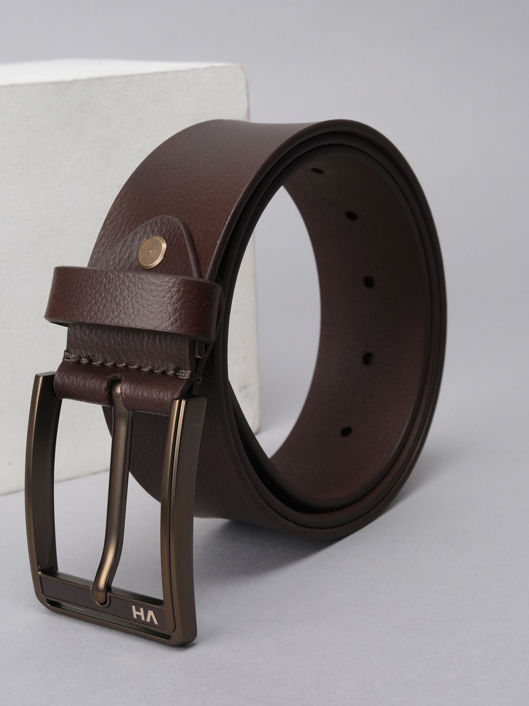 Van Heusen Men Textured Leather Belt-picture-20