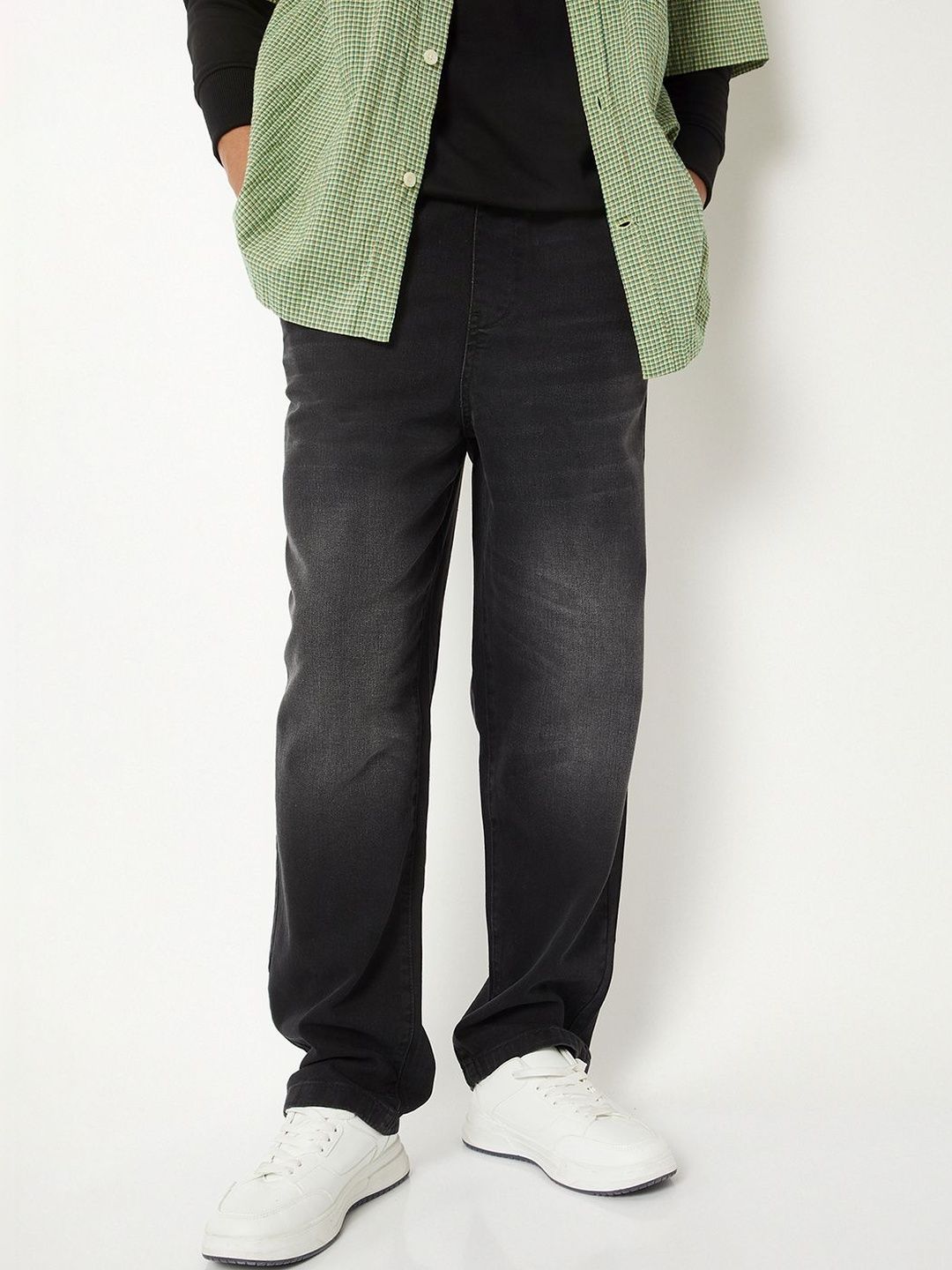 max Men Regular Fit Mid-Rise Stretchable Jeans-picture-37