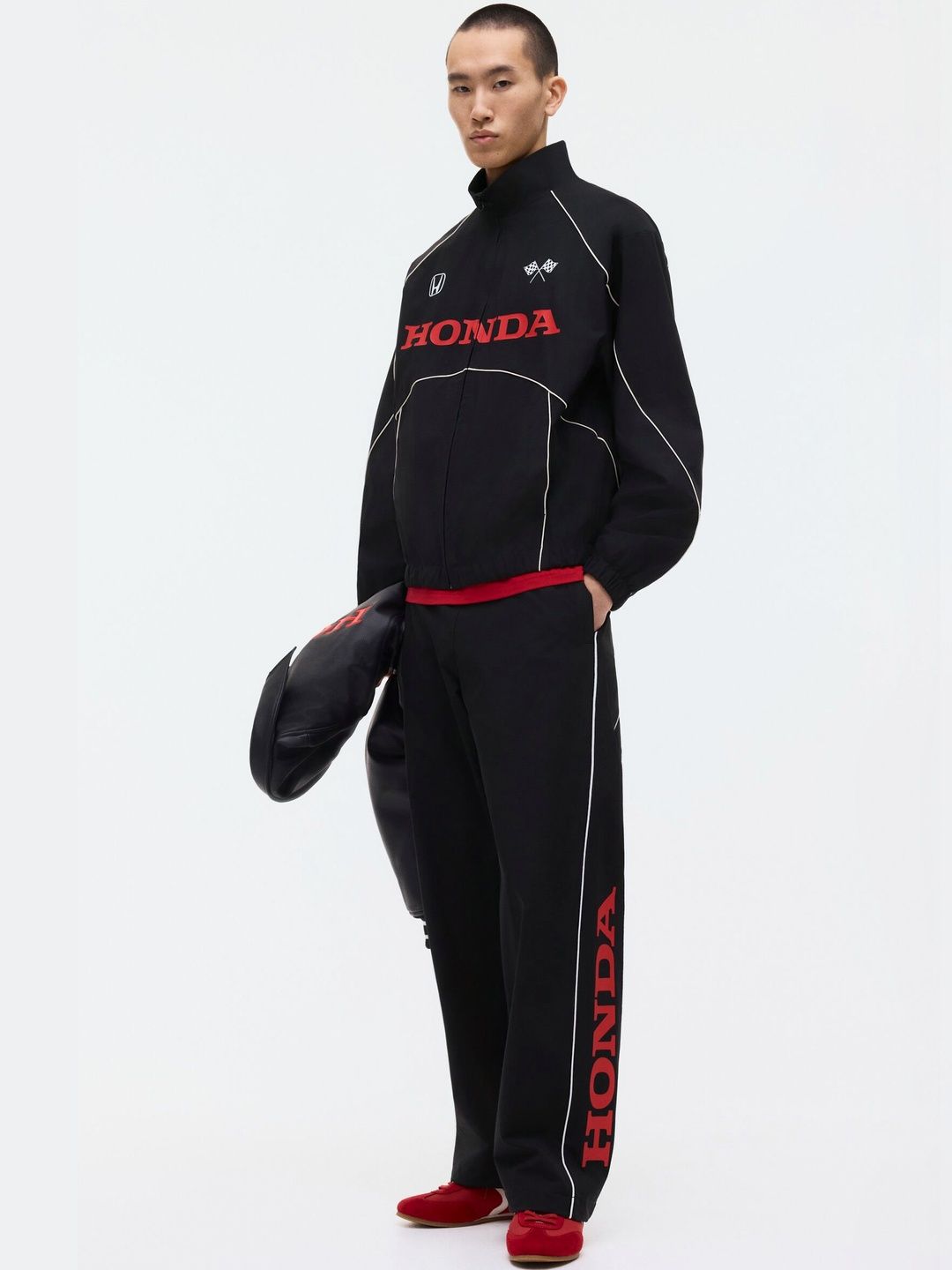 H&M Relaxed Fit Printed Track Pants-picture-39