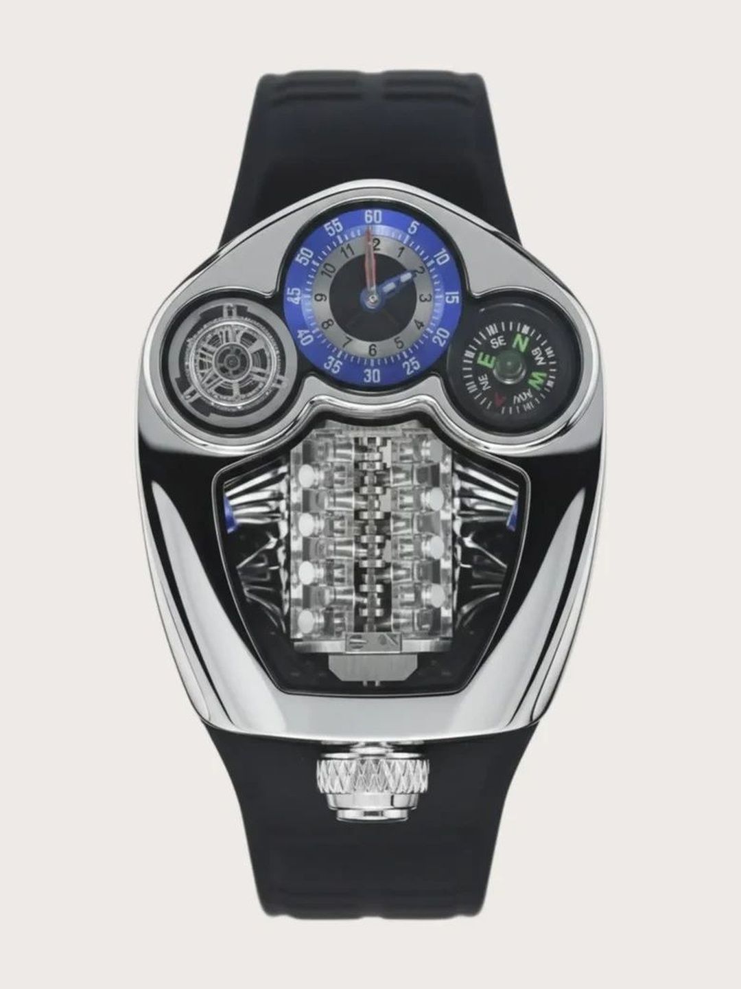 ZIVANCHE Men Dial & Straps Chronograph Automatic Motion Powered Watch ZIVREEGSRST0009-picture-23