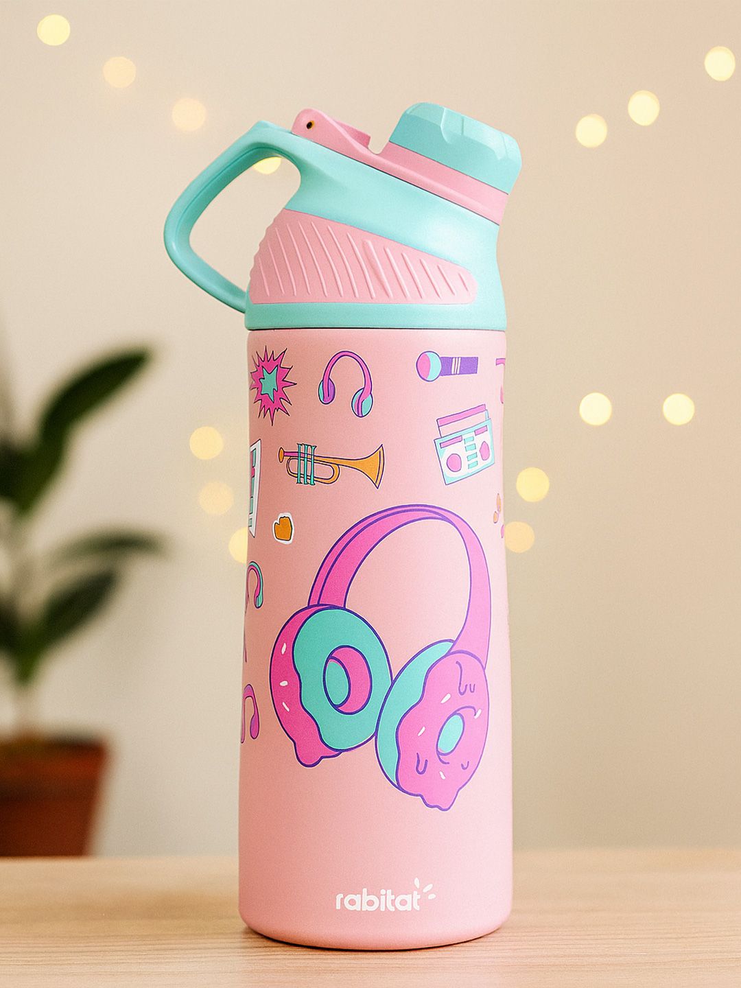 Rabitat Zylo Kids Miss Butters Stainless Steel Vacuum Insulated Water Bottle 550 ml