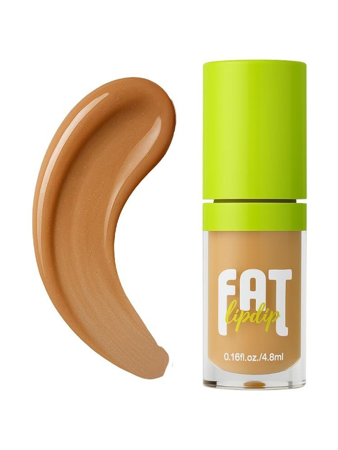 everdiva Non-Sticky Fat Drip Lip Gloss - 20 ml - Caramel Nude-image-23