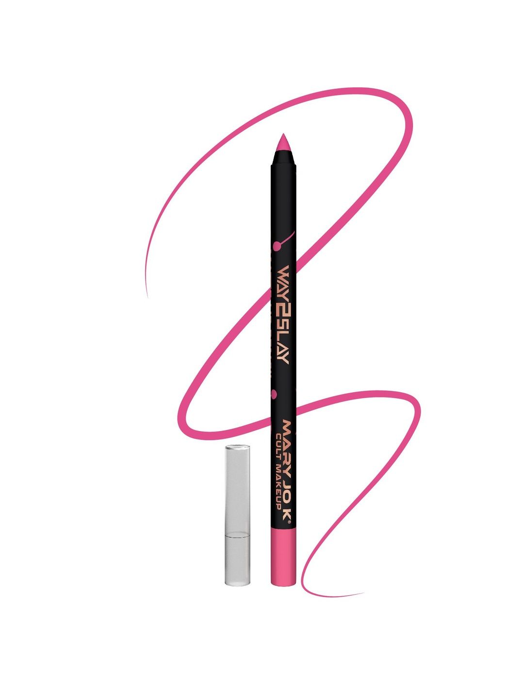 Mary Jo K Matte Lip Liner Pencil Boosted With Castor Oil -1.5 g - Rose Pink - 07-image-7
