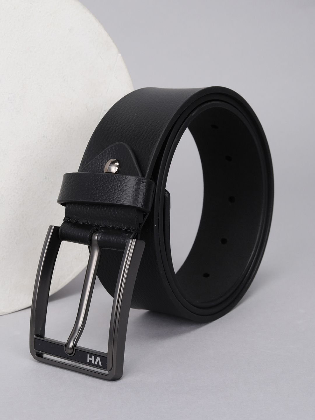 Van Heusen Men Textured Leather Belt-picture-26