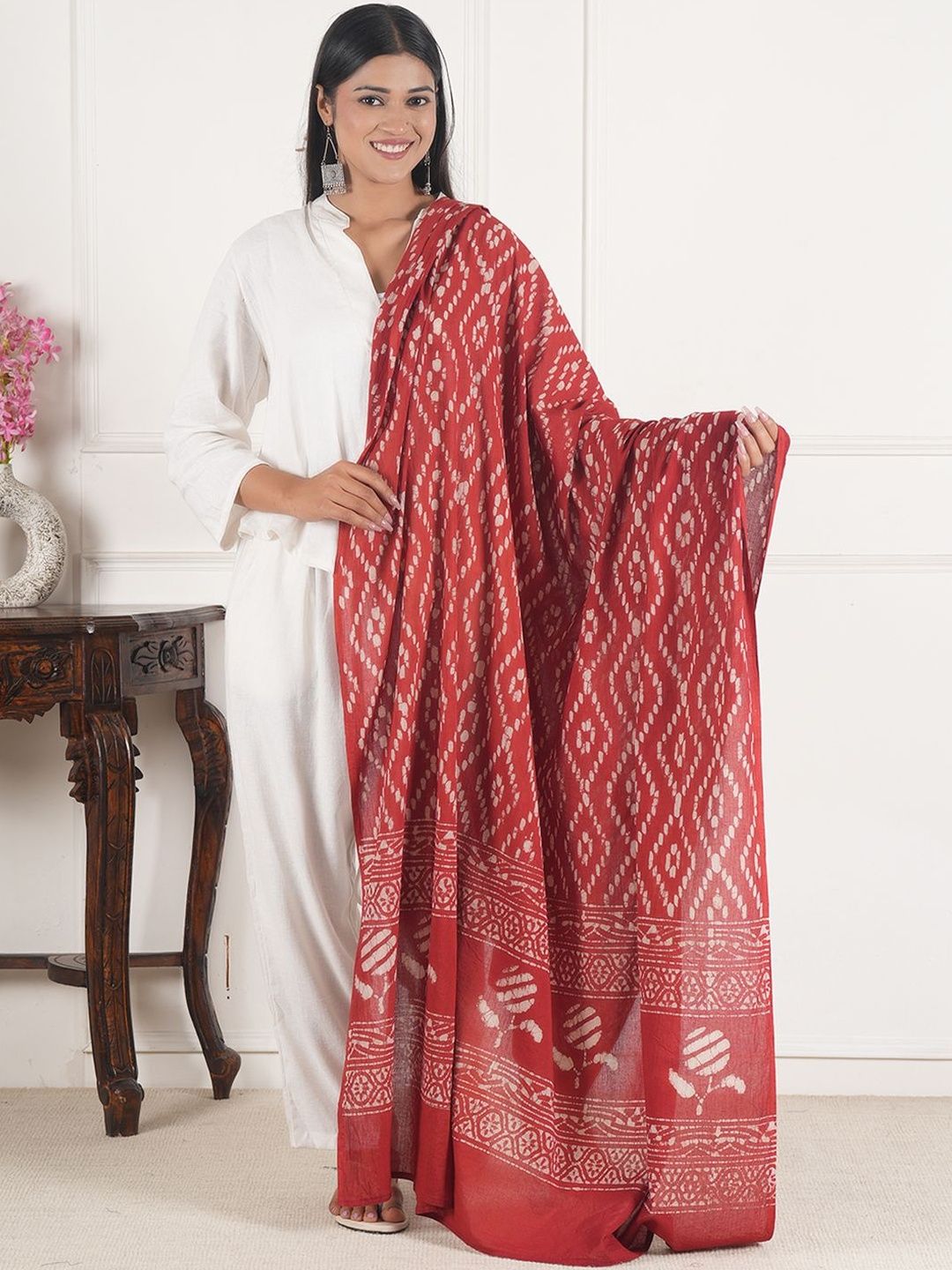 Style Shoes Printed Block Print Dupatta-picture-35