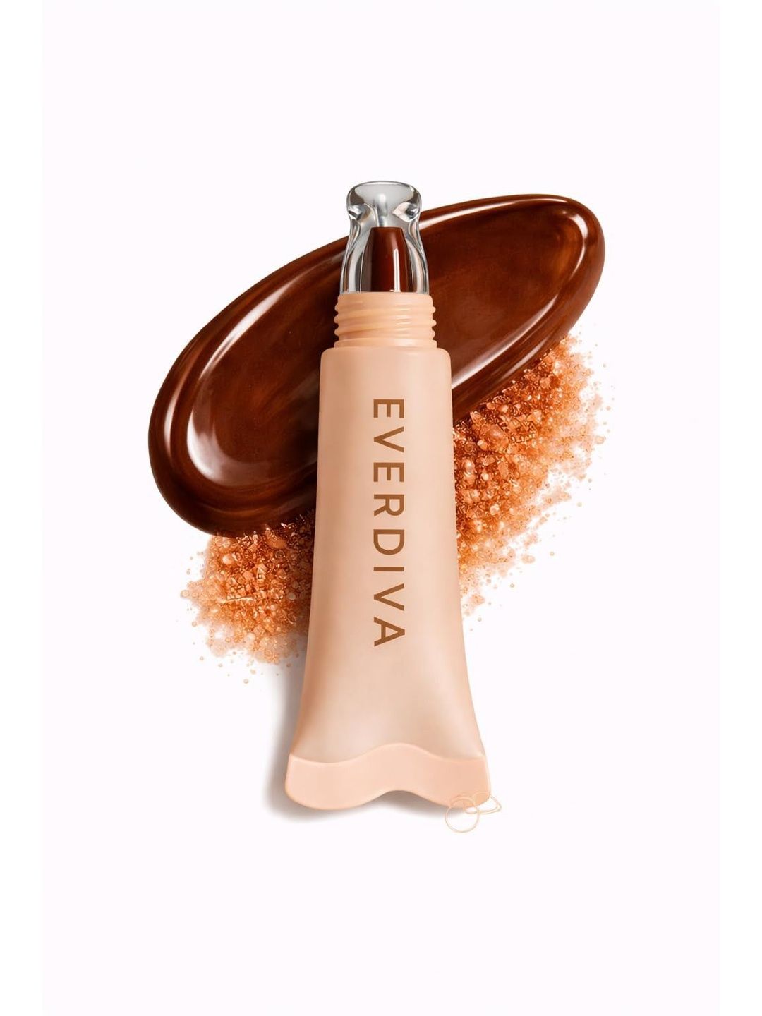 everdiva Long Lasting & Non-Sticky Lip Gloss - 20 ml - Sugar Brown-image-15