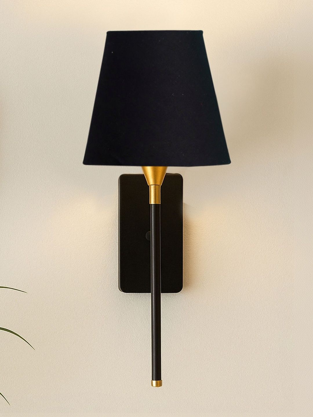 Aura Black Metal Traditional Abstract Shaped Shaped Wall Lamp-image-36