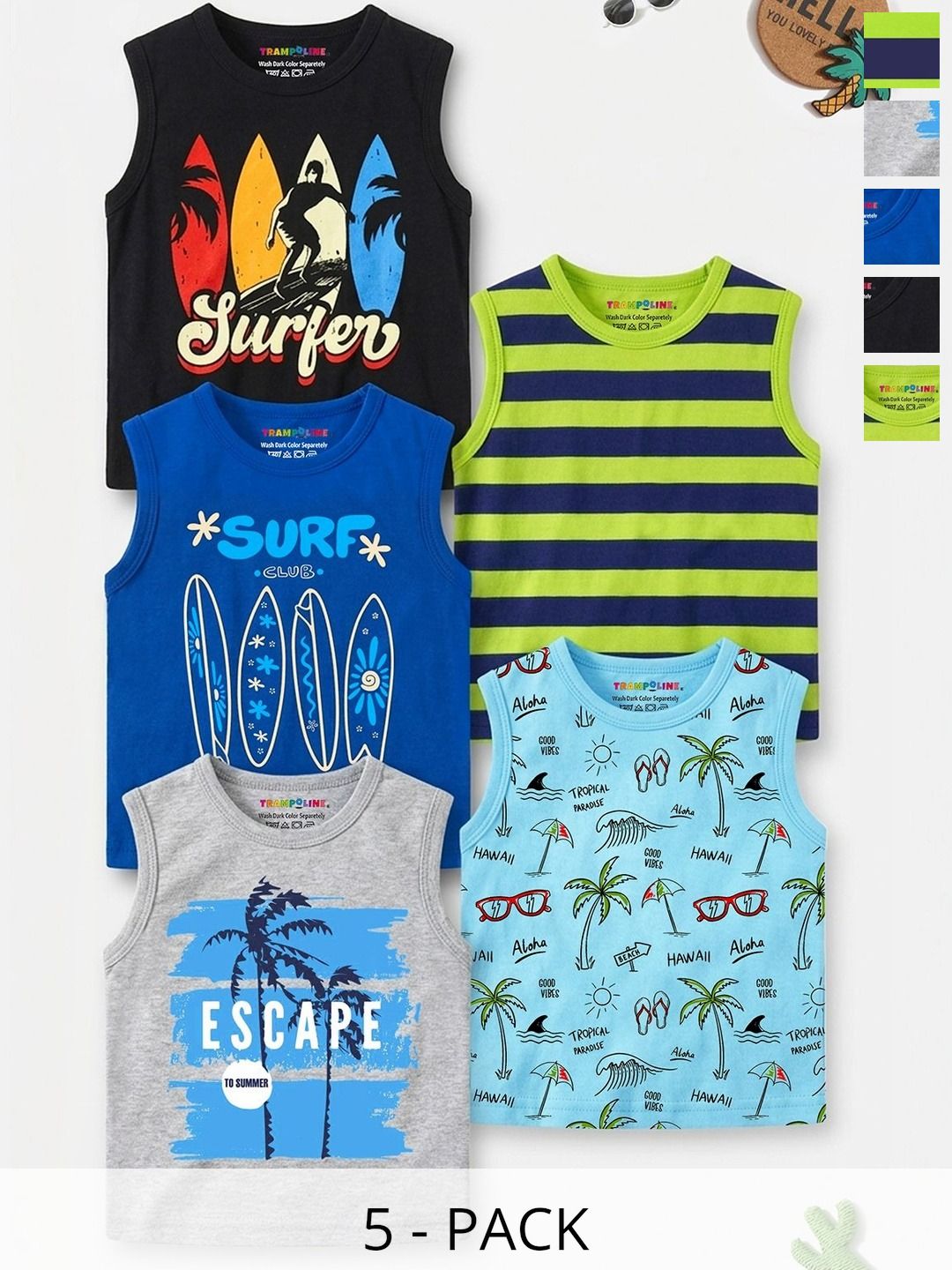 YK X Trampoline Boys Cotton Tshirts-picture-20