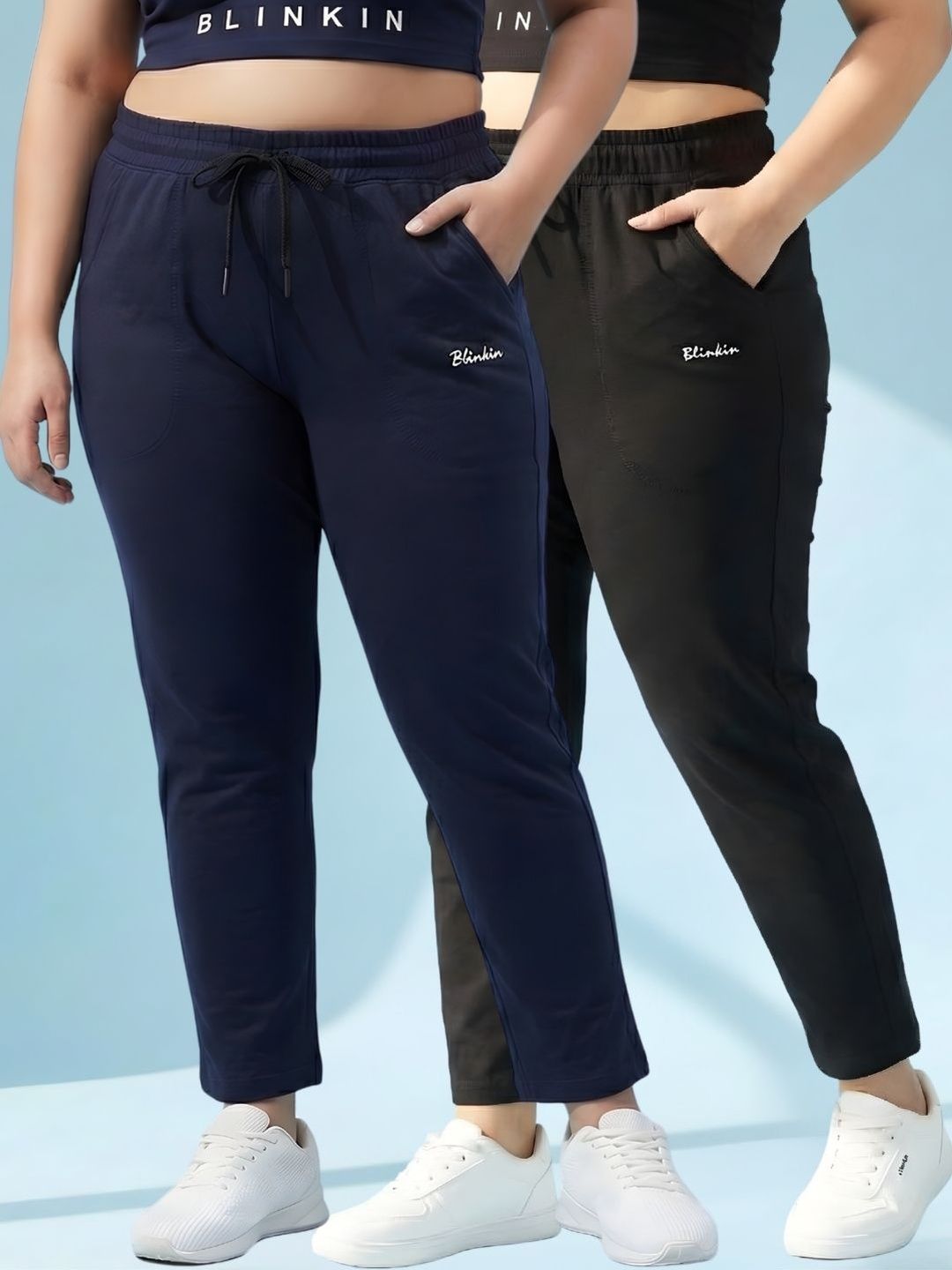 Blinkin Women Pack of 2 Regular Fit Track Pants-picture-12