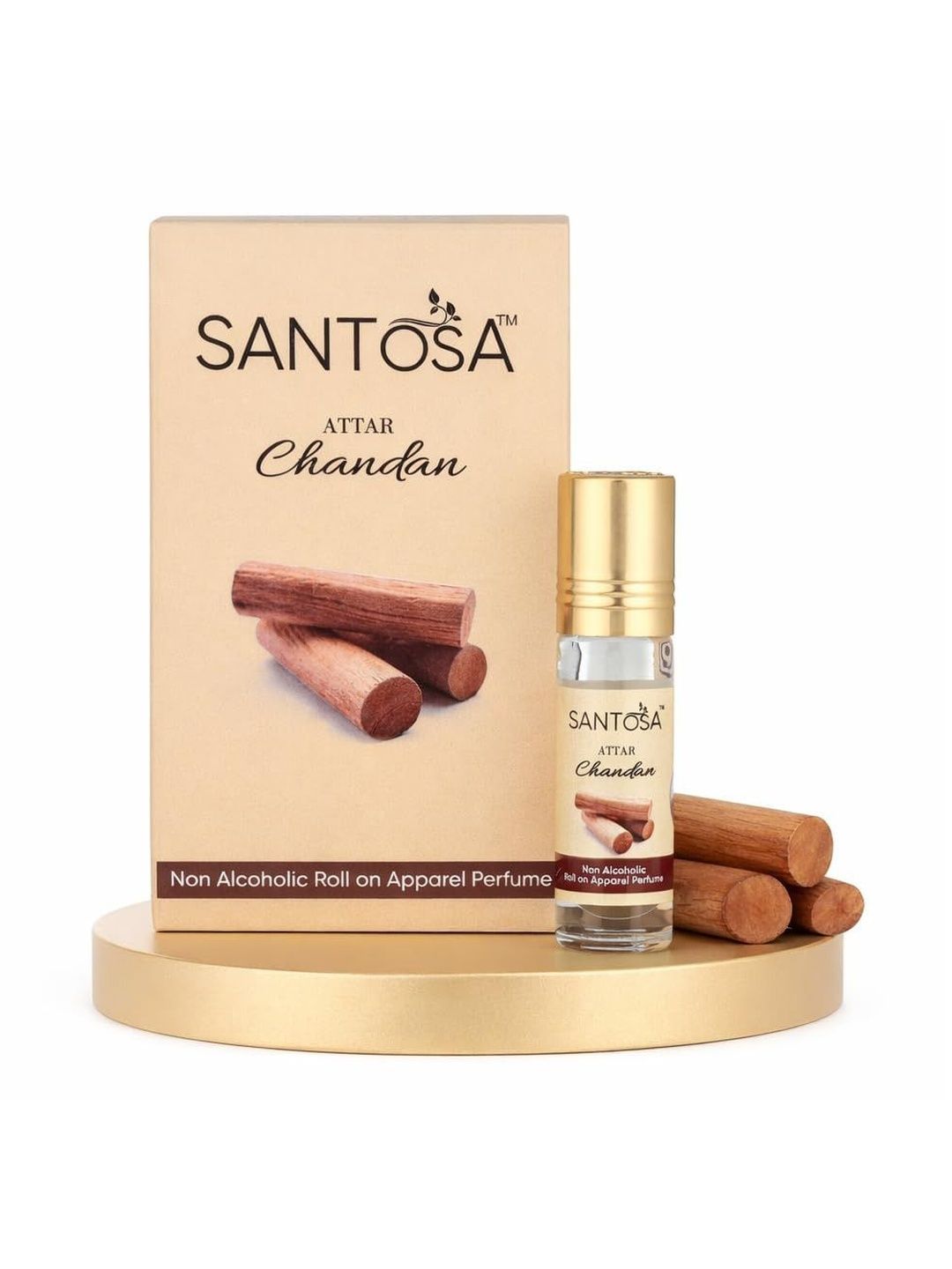 Santosa Long Lasting Chandan Attar - 6 ml-image-26