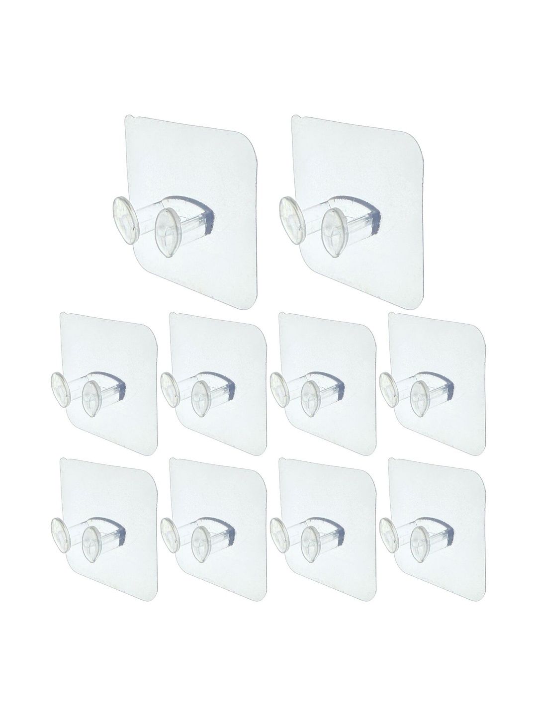 BESTZONE RETAIL MALL 10-Pc Transparent Self Adhesive Power Plug Socket Mobile Holder Hooks-picture-12