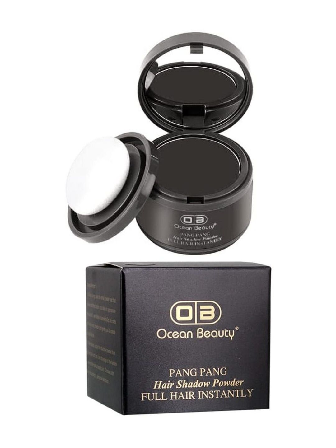 OB Ocean Beauty Line Gap Waterproof Hair Colour With Sponge Stick Brush - 4 g - Black 03-picture-20