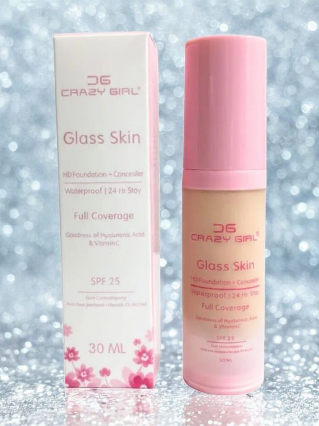 Crazy Girl HD Base Liquid Foundation + Concealer - 30 ml-picture-56