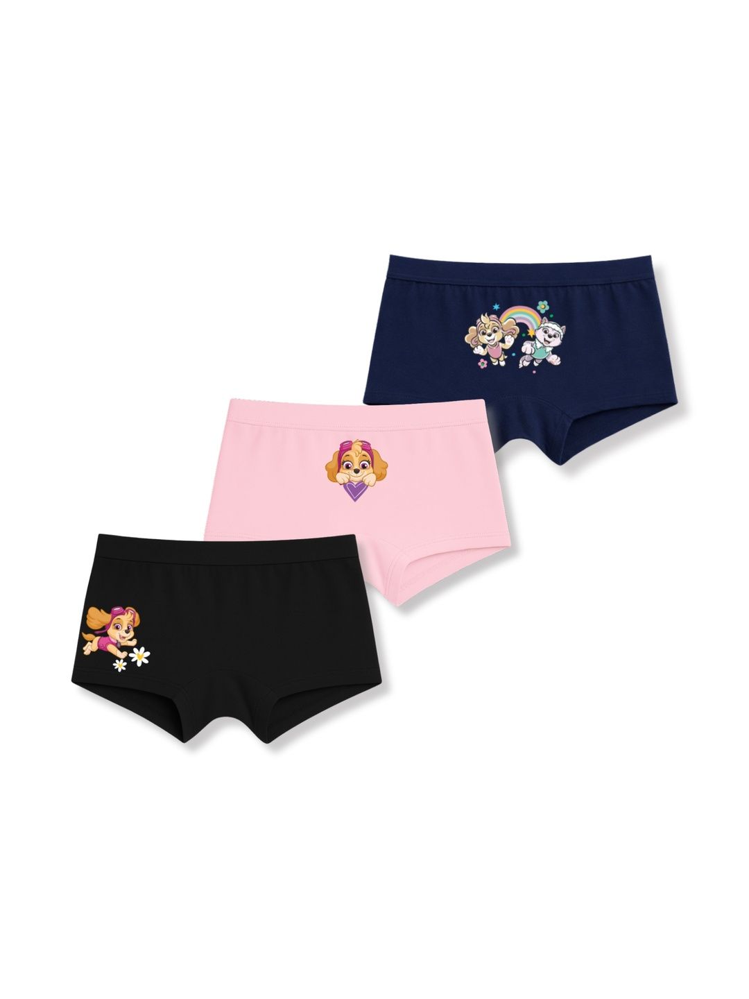 Button Bear Girls Pack of 3 Printed Cotton Basic Briefs-picture-15