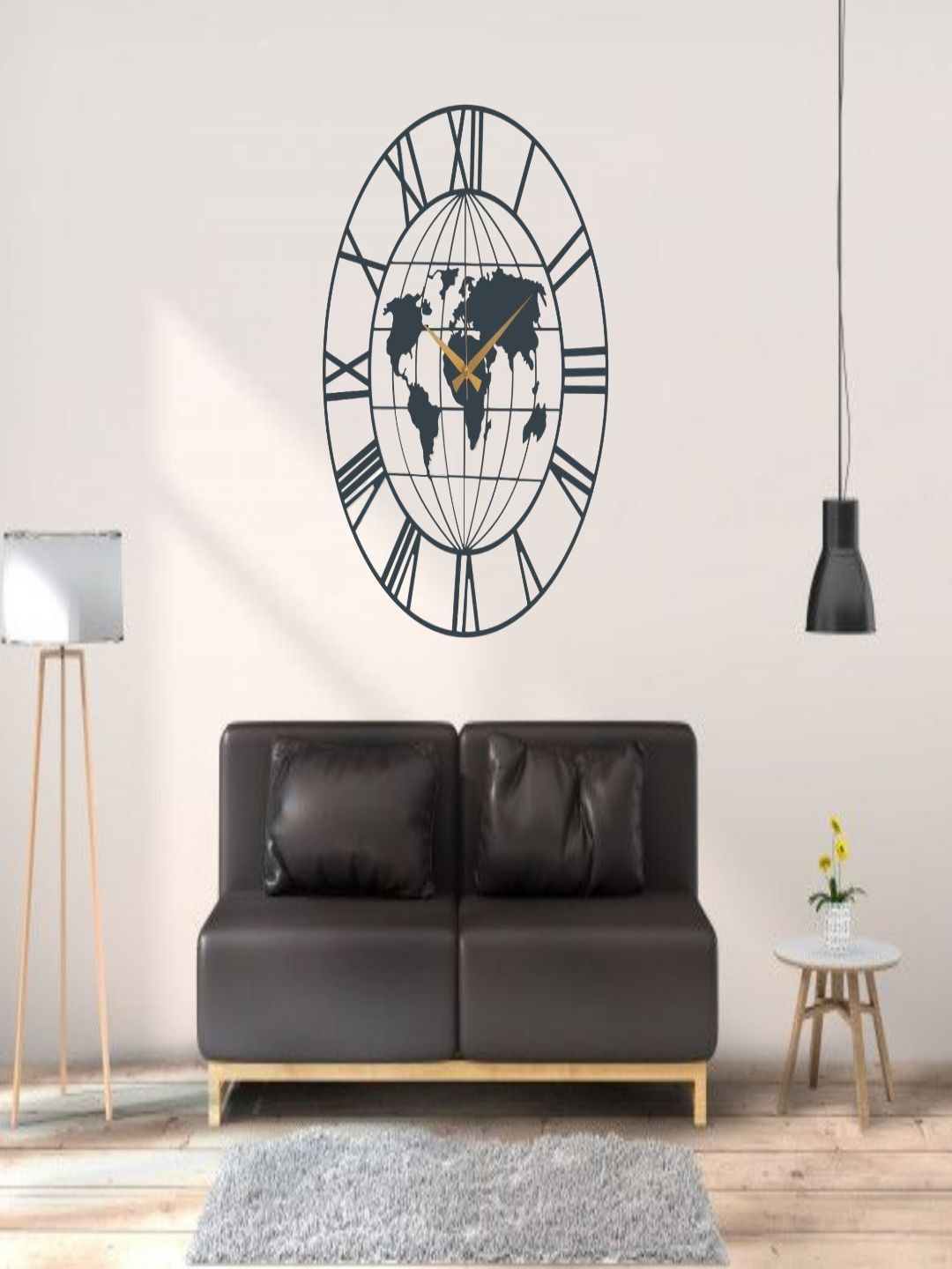 VENTUOS Grey Wall Clock-image-42