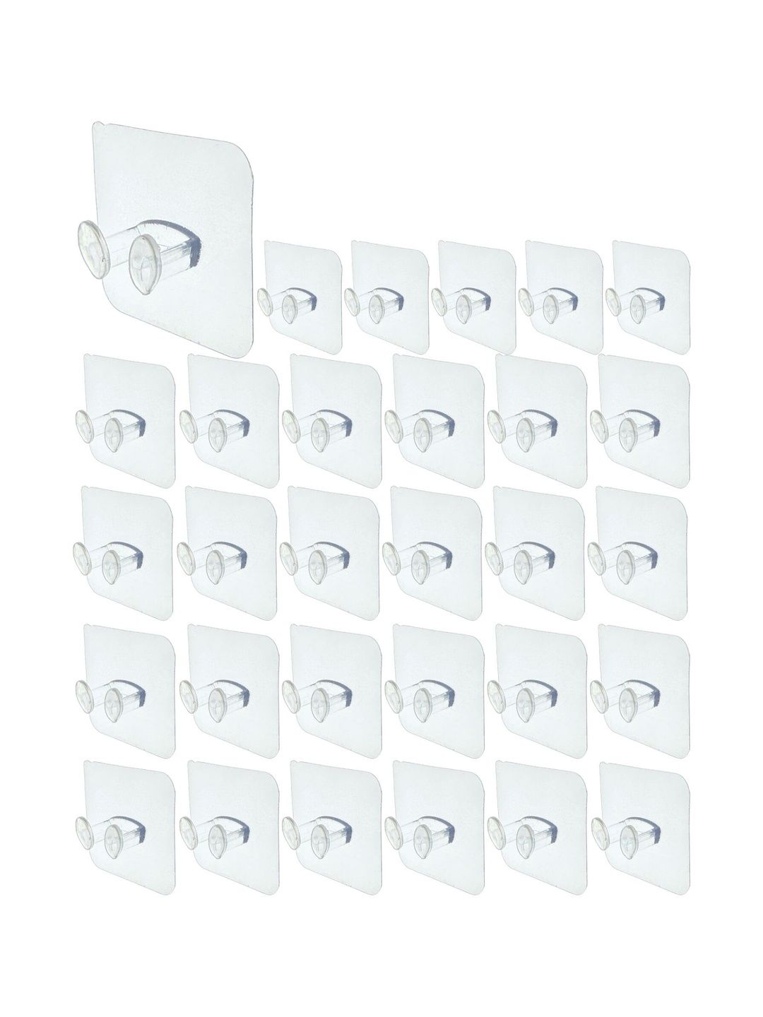 BESTZONE RETAIL MALL 30-Pc Transparent Self Adhesive Power Plug Socket Mobile Holder Hooks-image-27