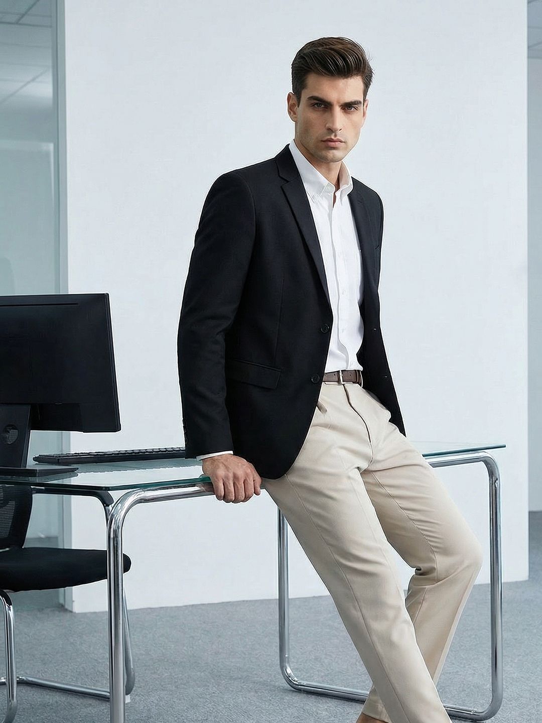 INVICTUS Single-Breasted Formal Blazer-picture-28