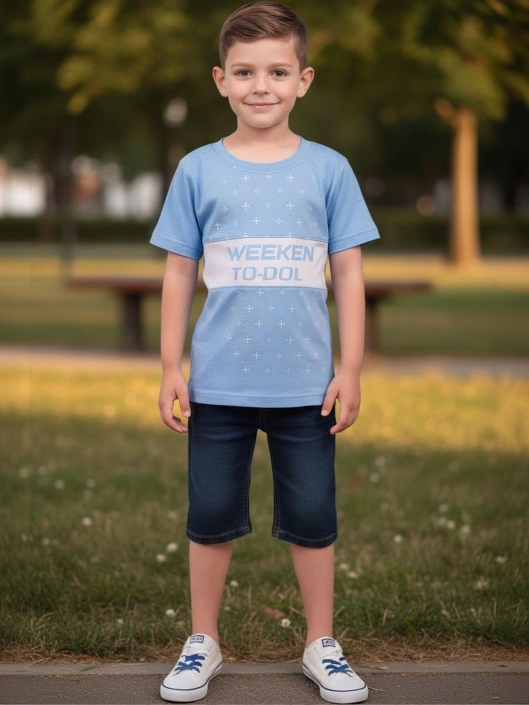 FABROYZ Boys Printed Pure Cotton Applique T-shirt-picture-18
