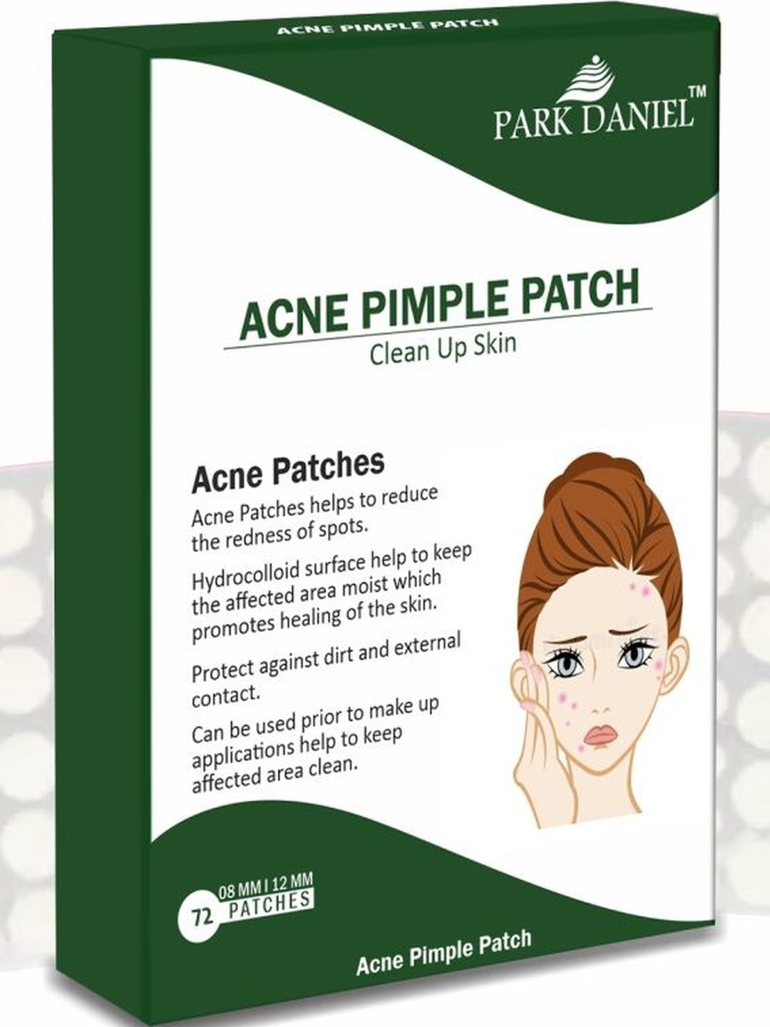 Park Daniel Waterproof Acne Pimple Healing Patches - 72 Patches-picture-58