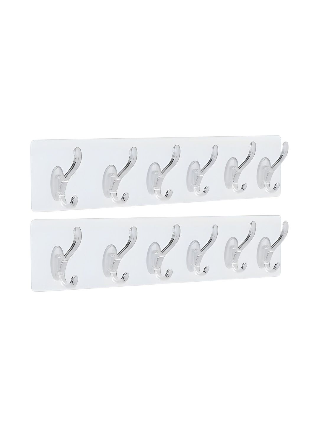 BESTZONE RETAIL MALL 2-Pcs Transparent Hanger Holder Hooks-picture-28